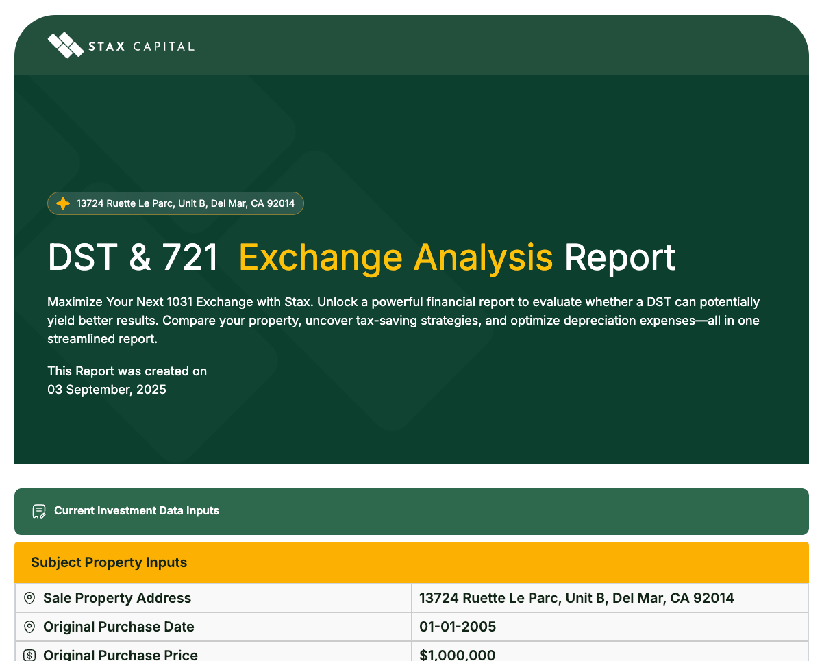 DST Property Analysis